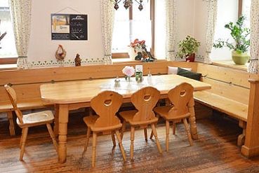 Ein Tisch in unserem Gasthaus